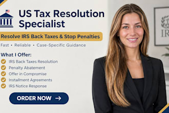help you resolve irs back taxes, stop penalties, and settle tax debt