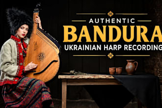 record bandura, ukrainian harp, for your song