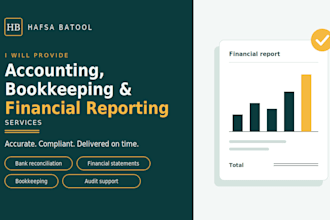 provide accounting, bookkeeping and financial reporting services