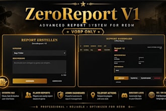 develop full redm server, red vorp, premium script, mlo and maps, redm
