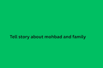write story about mohbad and family