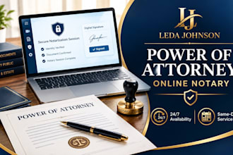 notarize your power of attorney online as a remote notary