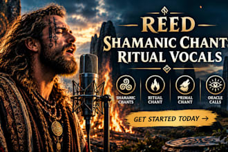 record royalty free shamanic chants ritual chant primal vocals and oracle calls