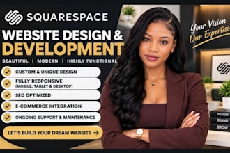 build squarespace duda website design redesign squarespace development store SEO