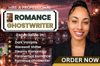 ghostwrite dark romance vampire shifter steamy book paranormal ebook fiction