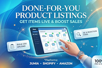 manage ecommerce store product listings and resolve seller center qc issues