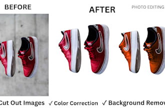 do professional image background removal or cut out images