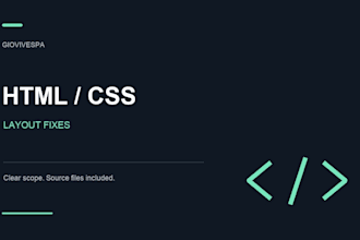fix HTML CSS bugs and responsive layout issues