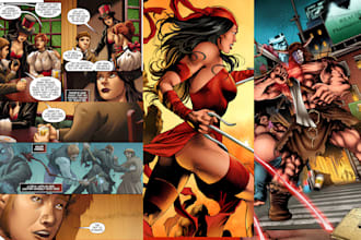 do comic book illustration comic book artist graphic novel webtoon comic artist