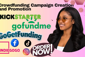 promote your gogetfunding and gofundme campaign to audiences in US and UK