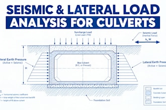 do seismic load calculation and lateral force analysis report for culvert