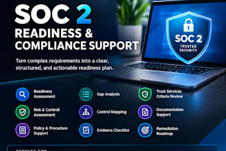 prepare your saas for soc 2 with readiness assessment, gap analysis and policies