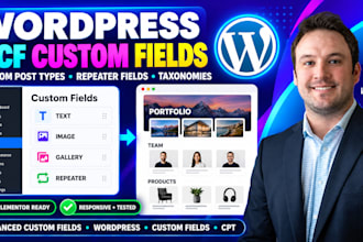 customise wordpress with advance custom fields and custom post types