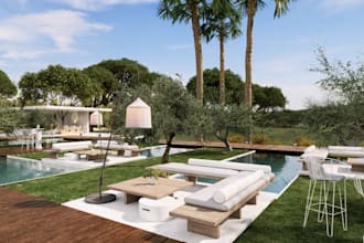 design 3d golf course, golf course landscape, putting green, golf resort design