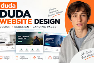 build duda website redesign duda website builder design duda landing page