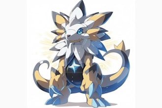 design custom pokemon digimon nexomon style creatures for your game