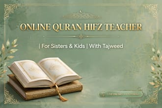 be your online quran hifz teacher for memorization with tajweed