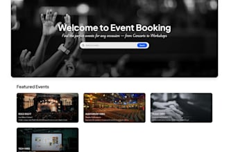 build a responsive react website with modern UI