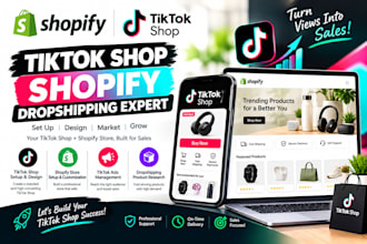 set up tik tok shop, shopify tiktok shop dropshipping, tiktok shopify ads