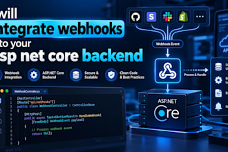 integrate webhooks into your asp net core backend