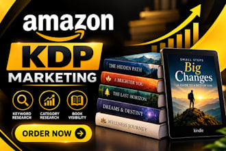 do amazon KDP book marketing keywords and category reseach
