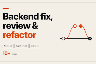 fix, review or refactor your nodejs and typescript backend