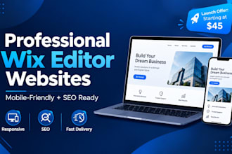 build a professional website using wix editor