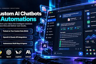 build a custom ai chatbot and llm automation for your business