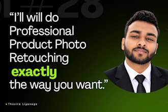 retouch clothing and shoe product photos for ecommerce