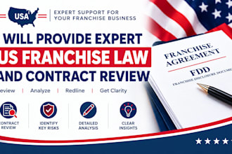 provide expert US franchise law and contract review