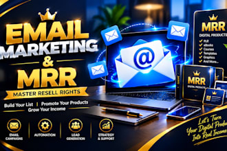 promote master resell right courses with email marketing