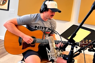 be your professional country and contemporary song with professional vocals