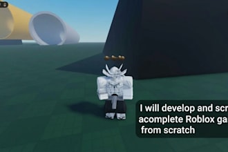 develop and script a complete roblox game from scratch