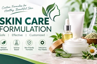 formulate skincare creams, lotions, and facial serums