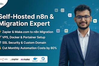 migrate zapier or make to self or cloud hosted n8n