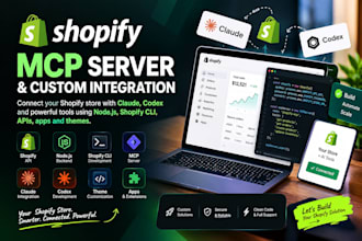 develop shopify mcp server claude codex shopify cli nodejs api shopify theme app