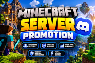 minecraft server promotion, minecraft promotion, minecraft server advertising