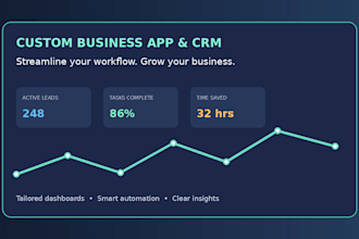 create a custom business app or CRM for your workflow