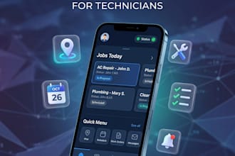 build a field service management app for technicians