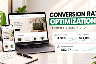 do shopify cro, optimize your shopify store to increase conversions and sales