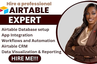 setup airtable database, airtable automation, softr webapp expert, n8n ai agent