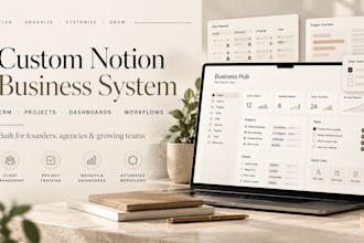 a custom notion business operating system for your team