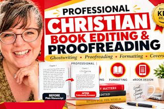 do christian book editing and profreading beta reader, manuscript critique alpha