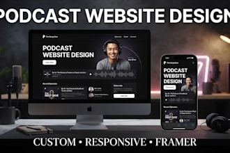 build a professional podcast website for your show