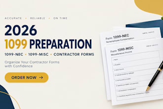 prepare your 2026 1099 nec, 1099 misc and contractor forms
