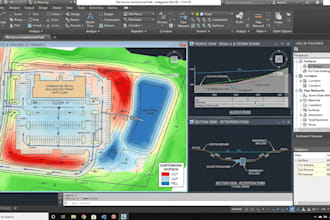 design site plan, grading plan, drainage plan, stormwater, earthwork, civil 3d