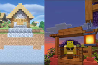 minecraft blockbench 3d models mobs, weapons addons, and 3d lowpoly animation