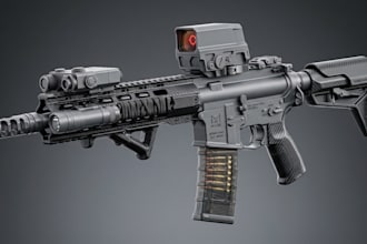 create realistic 3d gun models, weapon designs, cosplay weapon and game props