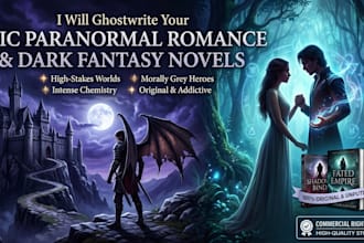 ghostwrite dark fantasy, paranormal romance for you