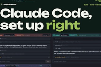 set up claude code or codex with repo rules and tested workflows